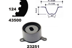 Zahnriemensatz für HONDA CIVIC IV Hatchback V Stufenheck VI Fastback CRX II III