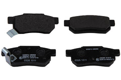 Bremsbelagsatz Scheibenbremse Hinterachse für HONDA MG ROVER LOTUS CIVIC VI