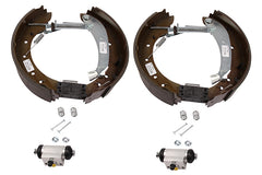 Bremsbackensatz Hinterachse für CITROËN FIAT PEUGEOT JUMPY II Kasten SCUDO