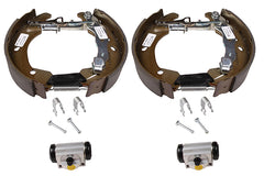Bremsbackensatz Hinterachse für NISSAN RENAULT MICRA III C+C NOTE CLIO