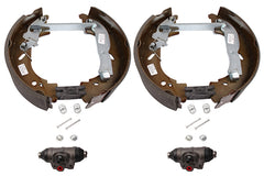 Bremsbackensatz Hinterachse für FORD TRANSIT Bus Pritsche/Fahrgestell Kasten