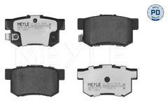 Bremsbelagsatz Scheibenbremse Hinterachse für HONDA MG SUZUKI ACCORD IV Coupe