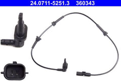 ABS Sensor Raddrehzahl Vorderachse für RENAULT MASTER III Kasten