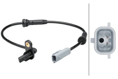 ABS Sensor Raddrehzahl Hinterachse für RENAULT DACIA LOGAN II Kombi