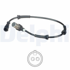 ABS Sensor Raddrehzahl Vorderachse für RENAULT TWINGO I Kasten/Schrägheck