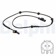 ABS Sensor Raddrehzahl Hinterachse für FIAT LANCIA IDEA Van MUSA YPSILON