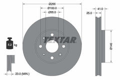 2x Bremsscheibe Vorderachse für BYD DOLPHIN